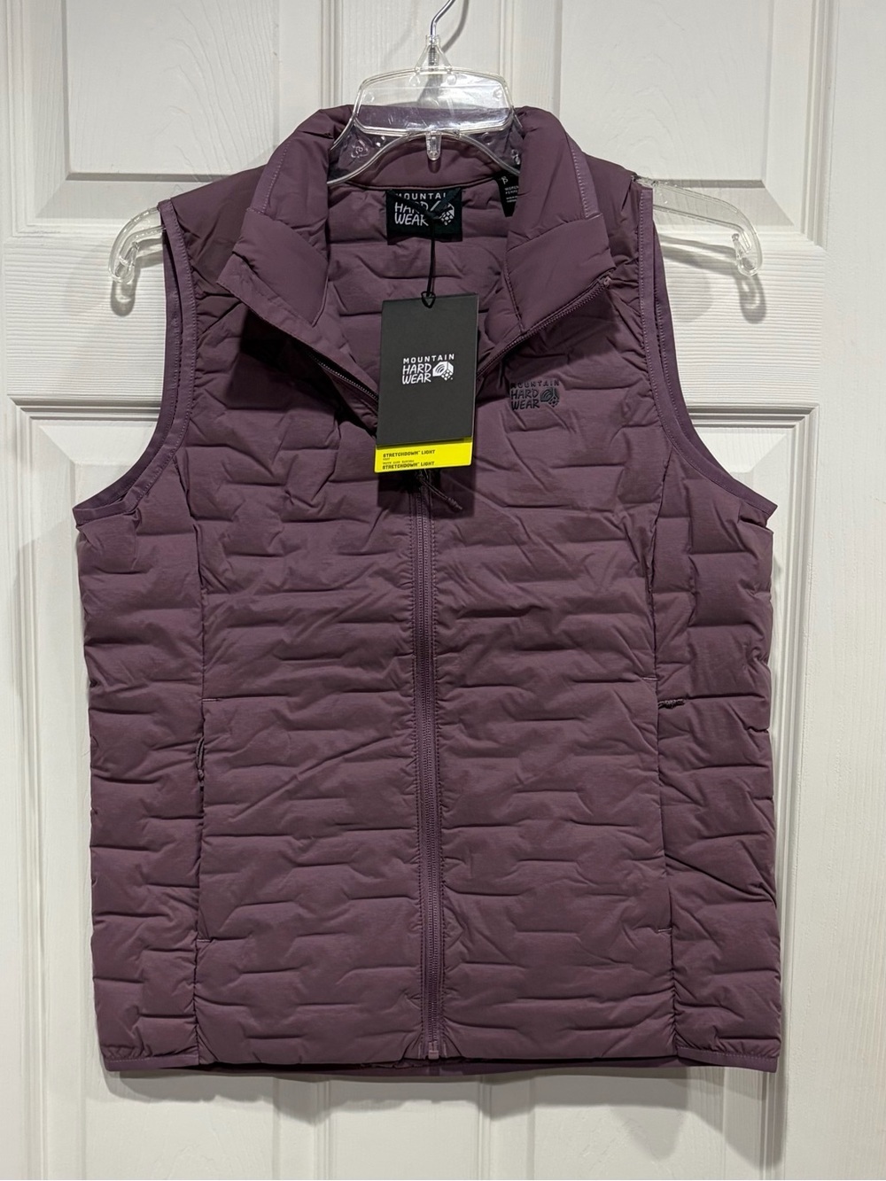 Mountain Hardwear Women's Small Stretchdown Light Vest Dark Pink NWT Puffer